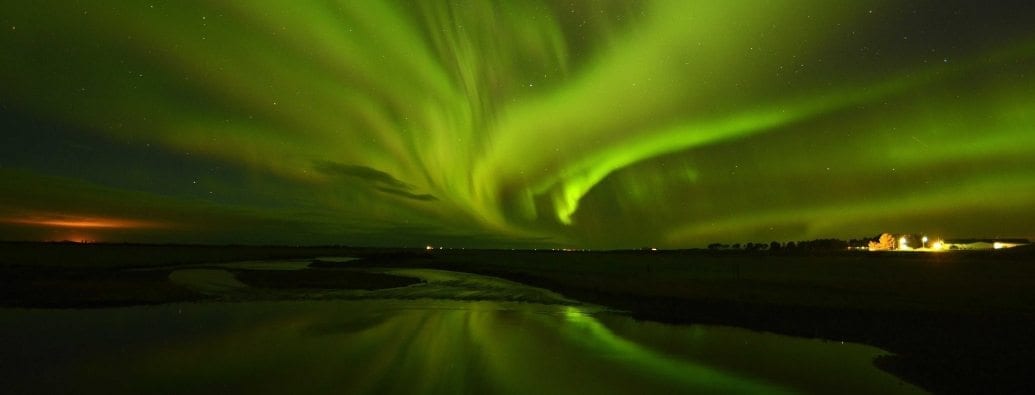 Polarlicht im süden von Island